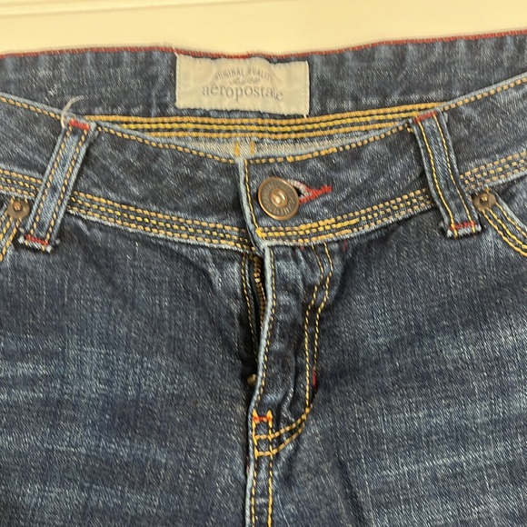 Aeropostale Women’s Denim Jean Shorts Size 7/8 - Picture 2 of 8